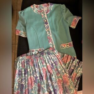 Vintage matching set-Jeffrey and Dara by Linda Hutley- size small-size 5